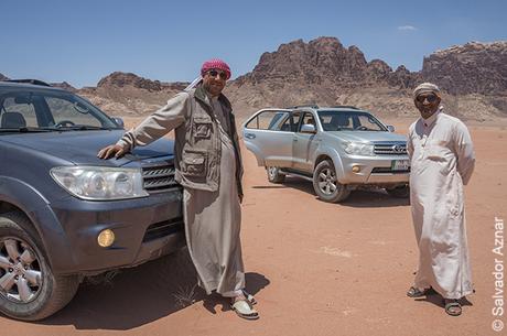 En el desierto de Wadi Rum