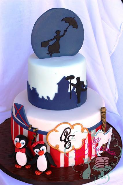 TARTA MARY POPPINS PARA UNA FIESTA PRE-BODA TARTA MARY POPPINS PARA UNA FIESTA PRE-BODA