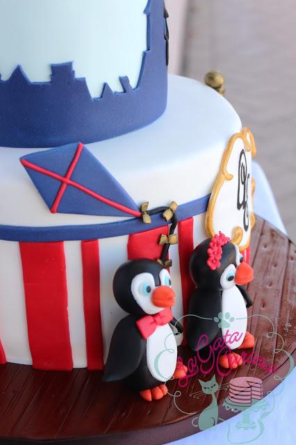 TARTA MARY POPPINS PARA UNA FIESTA PRE-BODA TARTA MARY POPPINS PARA UNA FIESTA PRE-BODA