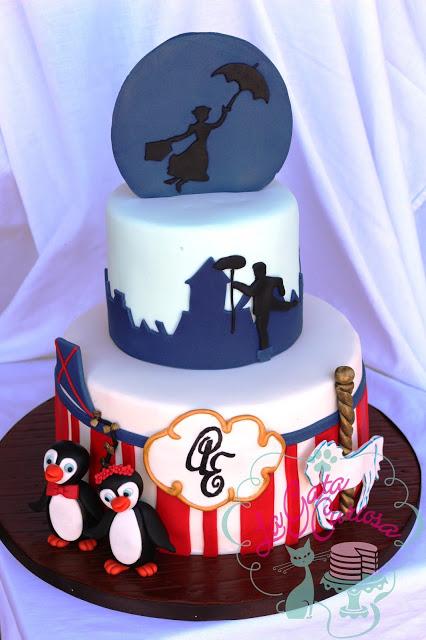 TARTA MARY POPPINS PARA UNA FIESTA PRE-BODA TARTA MARY POPPINS PARA UNA FIESTA PRE-BODA