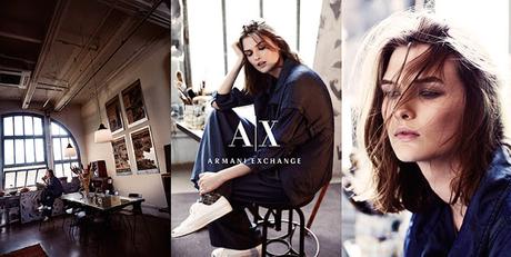 Lara Mullen, Kouka Webb protagonizan la nueva campaña de Armani Exchange