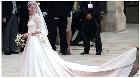 Tipos de vestidos para novias y tendencias de famosas Guillermo de Inglaterra y Catherine Middleton