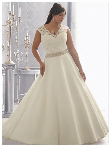 Tipos de vestidos para novias y tendencias de famosas vestidos-de-novia-Triangulo-invrtido