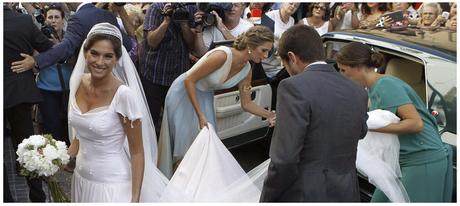 Tipos de vestidos para novias y tendencias de famosas fran-rivera-boda