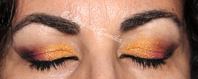 Maquillaje en amarillo Maquillaje en amarillo