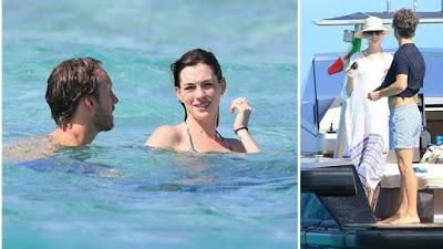 Anne Hathaway disfruta de Ibiza junto a su marido