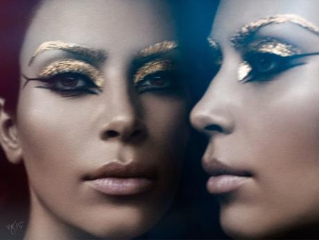 Kim Kardashian se transforma en Cleopatra para Violet Grey