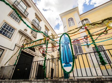  Alfama en Lisboa, Portugal