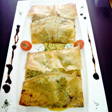 RECETAS. Saquitos crujientes de guisantes, jamón y setas. RECETAS. Saquitos crujientes de guisantes, jamón y setas.