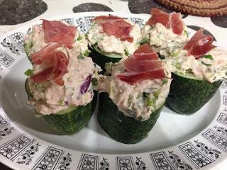 Pepinos rellenos Pepinos rellenos