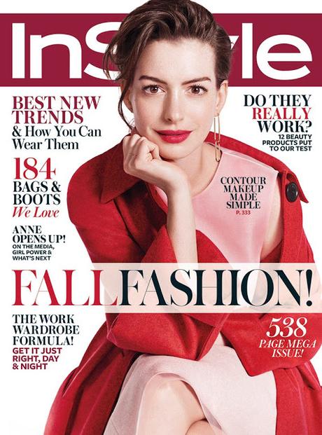 Anne Hathaway posa para la portada de InStyle