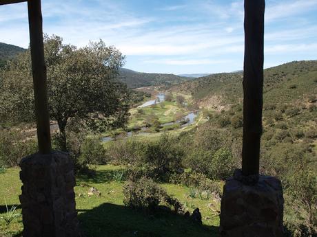 Mapa para llegar al Estrecho de las Hoces del Guadiana y tabla de la Murciana en Arroba de los Montes.