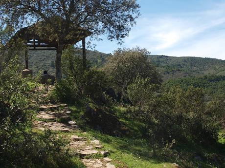 Mapa para llegar al Estrecho de las Hoces del Guadiana y tabla de la Murciana en Arroba de los Montes.