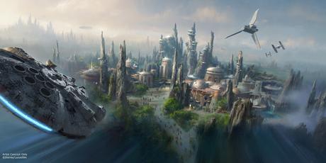 Area temárica de Star Wars parques Disney