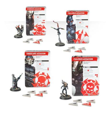 Assassinorum: Execution Force Assassinorum Execution Force fichas de asesinos
