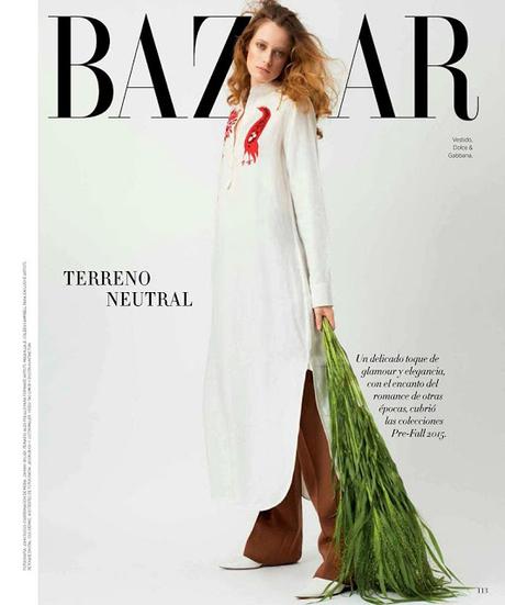 Thairine Garcia posa para la portada de agosto de Harper's Bazaar Mexico Thairine Garcia posa para la portada de agosto de Harper's Bazaar Mexico