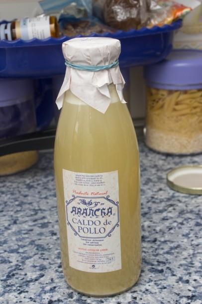 Pollo y brócoli con piña al cava _MG_4558