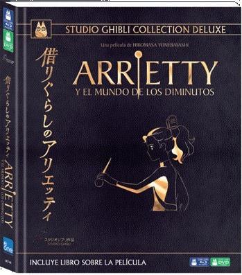 'Arrietty' tendrá su edición Deluxe (Blu-ray + DVD + Libro) en octubre