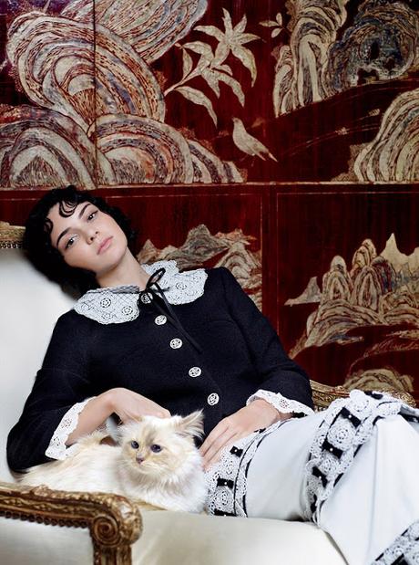 Kendall Jenner posa con Choupette para Vogue Kendall Jenner posa con Choupette para Vogue