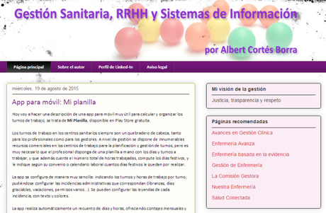 Blog de Gestión Sanitaria