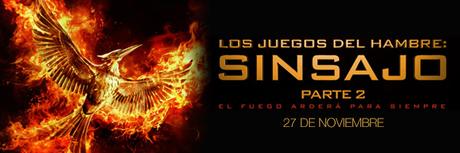 LOS JUEGOS DEL HAMBRE: SINSAJO – PARTE 2 cambia su fecha de estreno al 27 de noviembre