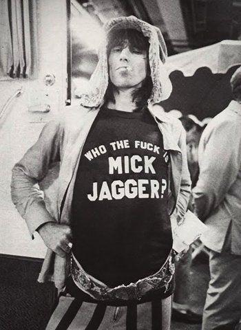 Remera de Rock: Who The Fuck Is Mick Jagger?