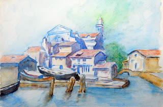 Pintando con lápices acuarelables Pintando con lápices acuarelables