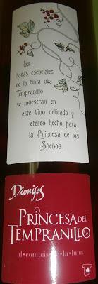 Princesa del Tempranillo Rosado 2014, de Bodegas Dionisos Princesa del Tempranillo Rosado 2014, de Bodegas Dionisos