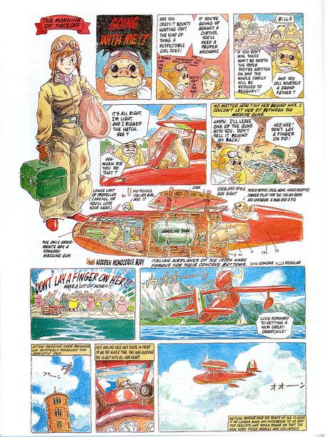 El manga de 'Porco Rosso', de Hayao Miyazaki