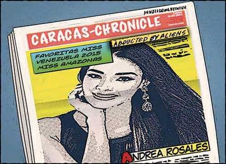 Miss-Amazonas-2015 Andrea Rosales Miss Amazonas 2015 - Andrea Rosales en versión cómic