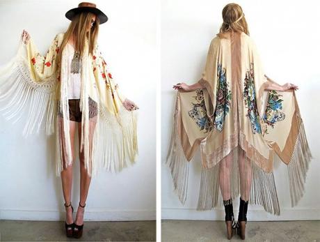¡Prendas clave del estilo boho-chic! Kimono-white-para un estilo boho chic