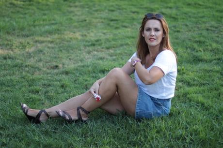 Falda vaquera falda vaquera V