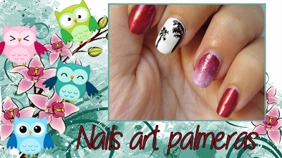 Nails art: palmeras y degradado || Colaboración Masglo Nails art: palmeras y degradado || Colaboración Masglo