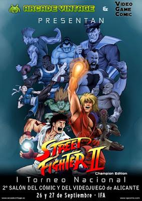 Arcade Vintage organiza el torneo nacional de Street Fighter II en el salón del cómic y del videojuego de Alicante