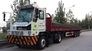 El puerto de Shanghái comienza a probar camiones híbridos