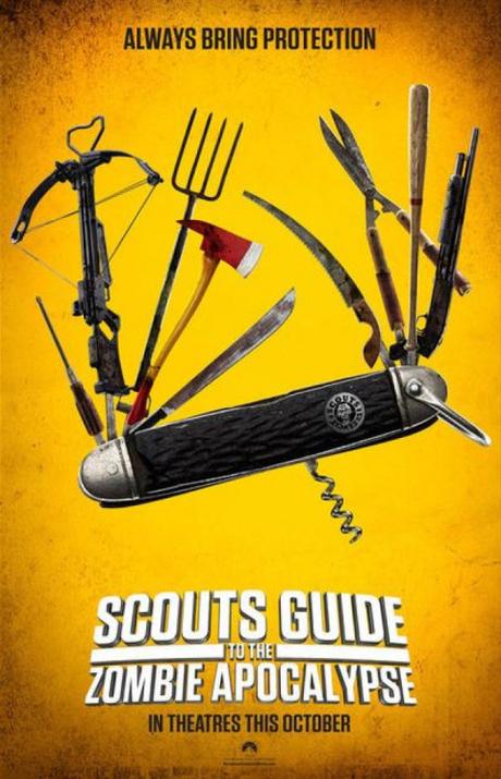 Nuevo poster para Scouts Guide to the Zombie Apocalypse. Estreno, 30 de Octubre