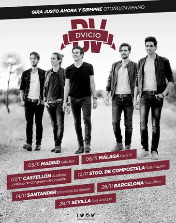 Dvicio anuncia las primeras fechas de la gira ‘Justo Ahora y Siempre’ Nueva gira de Dvicio