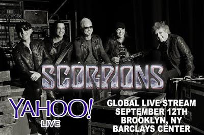 Scorpions, en directo en streaming el 12 de septiembre desde Brooklyn