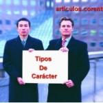 Tipos de carácter