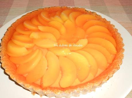Tarta de melocotón Tarta de melocotón