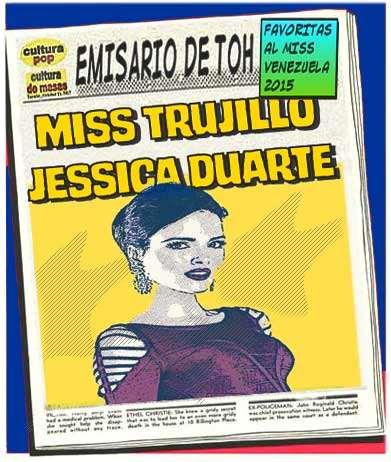 Miss Trujillo 2015 Jessica Duarte candidata al Miss Venezuela