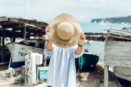 Straw_hat-Reformation-Striped_Dress-Off_The_Shoulders-Castaner_Espadrilles-Summer_look-Formetera-Collage_on_The_Road-4