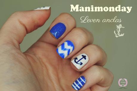 ♔ Manimonday - Leven anclas / Nail Art ❀ ♔ Manimonday - Leven anclas / Nail Art ❀