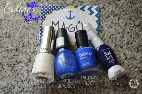 ♔ Manimonday - Leven anclas / Nail Art ❀ ♔ Manimonday - Leven anclas / Nail Art ❀