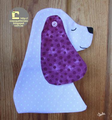 Cojines de semillas perro cocker Cojines de semillas perro cocker