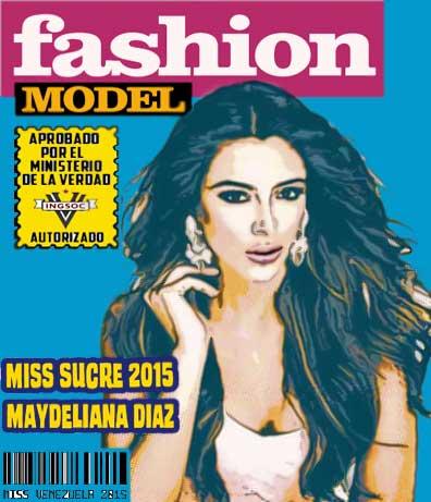 Miss Sucre 2015 - Maydeliana Díaz Candidatas a Miss Venezuela 2015 en cómic- Maydeliana Díaz