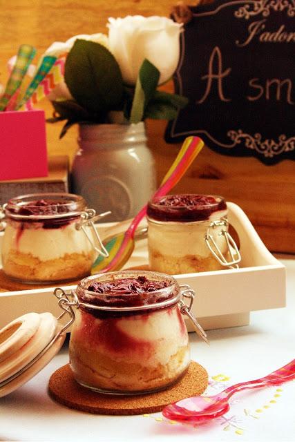 No bake cherry cheesecake in jars No bake cherry cheesecake in jars