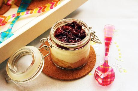 No bake cherry cheesecake in jars No bake cherry cheesecake in jars