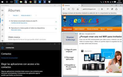 Organizar ventanas Windows 10