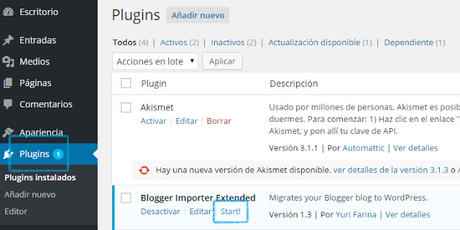 Migrar de Blogger a Wordpress: La Migración Migrar de Blogger a Wordpress: La Migración